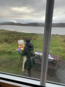 Brooke Painting in Scotland